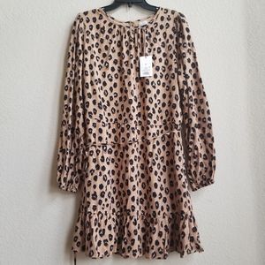 Leopard print party dress